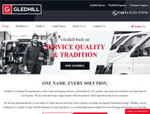 Tablet Screenshot of gledhill.net